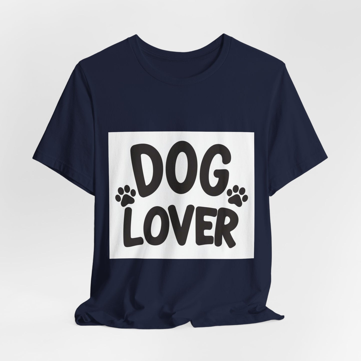 Dog Lover T-Shirt — Cute Paw Print Graphic Tee for Dog Owners