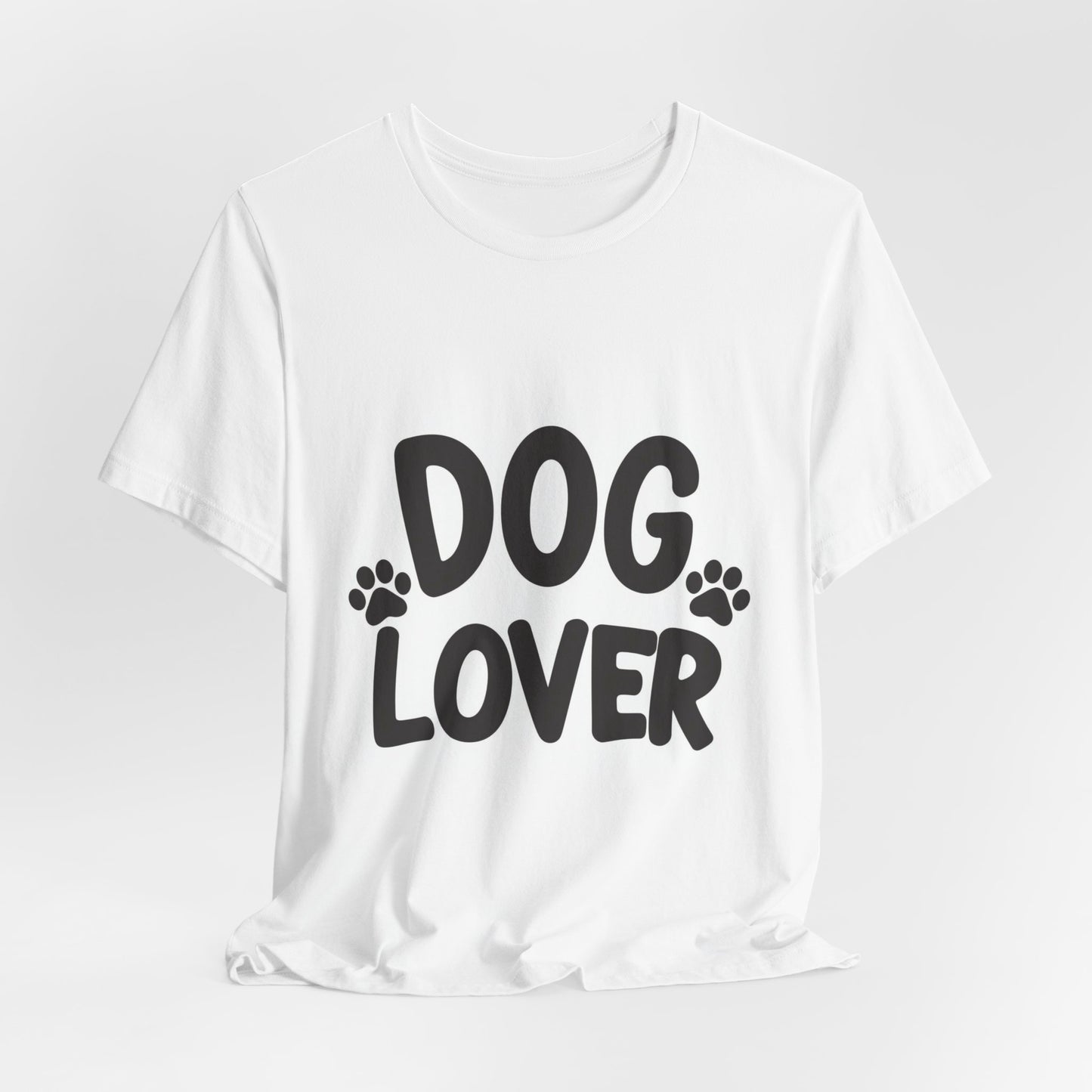 Dog Lover T-Shirt — Cute Paw Print Graphic Tee for Dog Owners