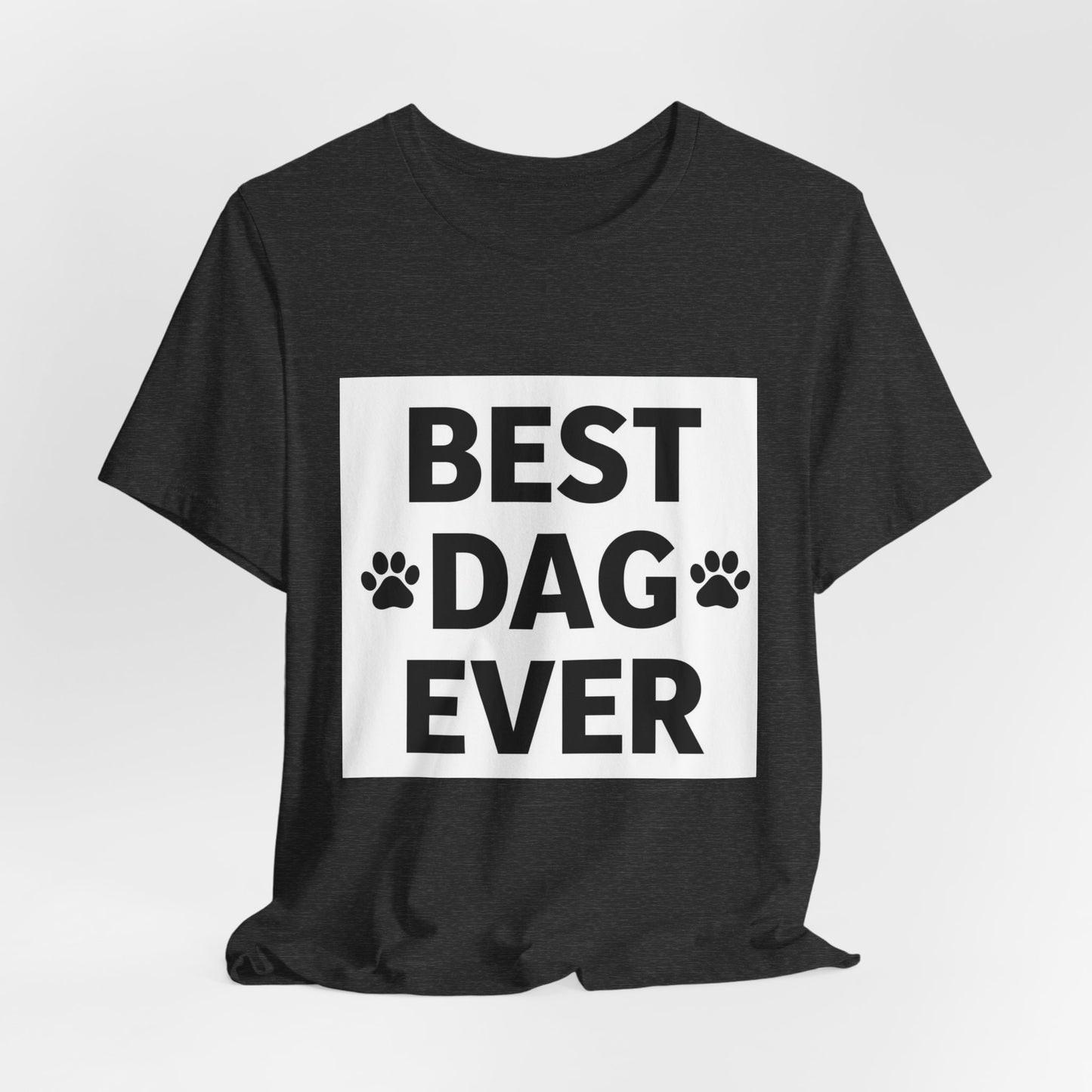 Best Dog Ever T-Shirt — Paw Print Pet Lover Tee