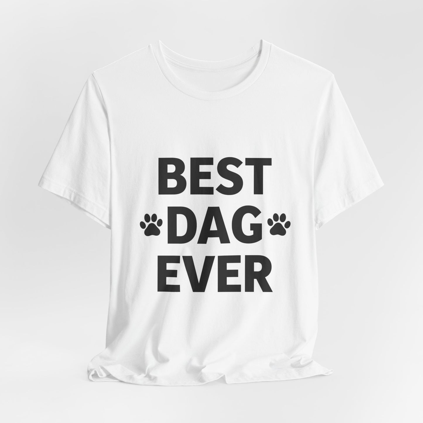 Best Dog Ever T-Shirt — Paw Print Pet Lover Tee