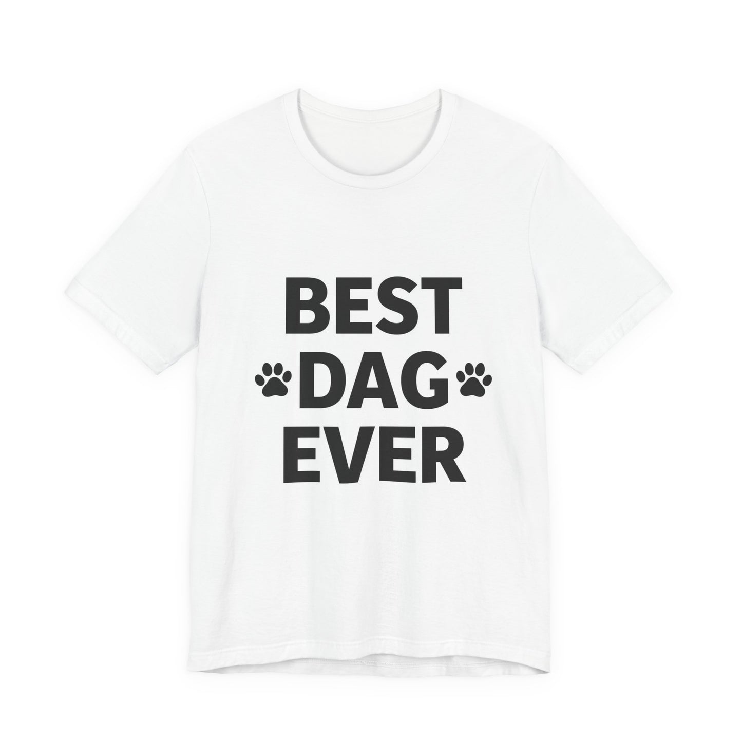 Best Dog Ever T-Shirt — Paw Print Pet Lover Tee