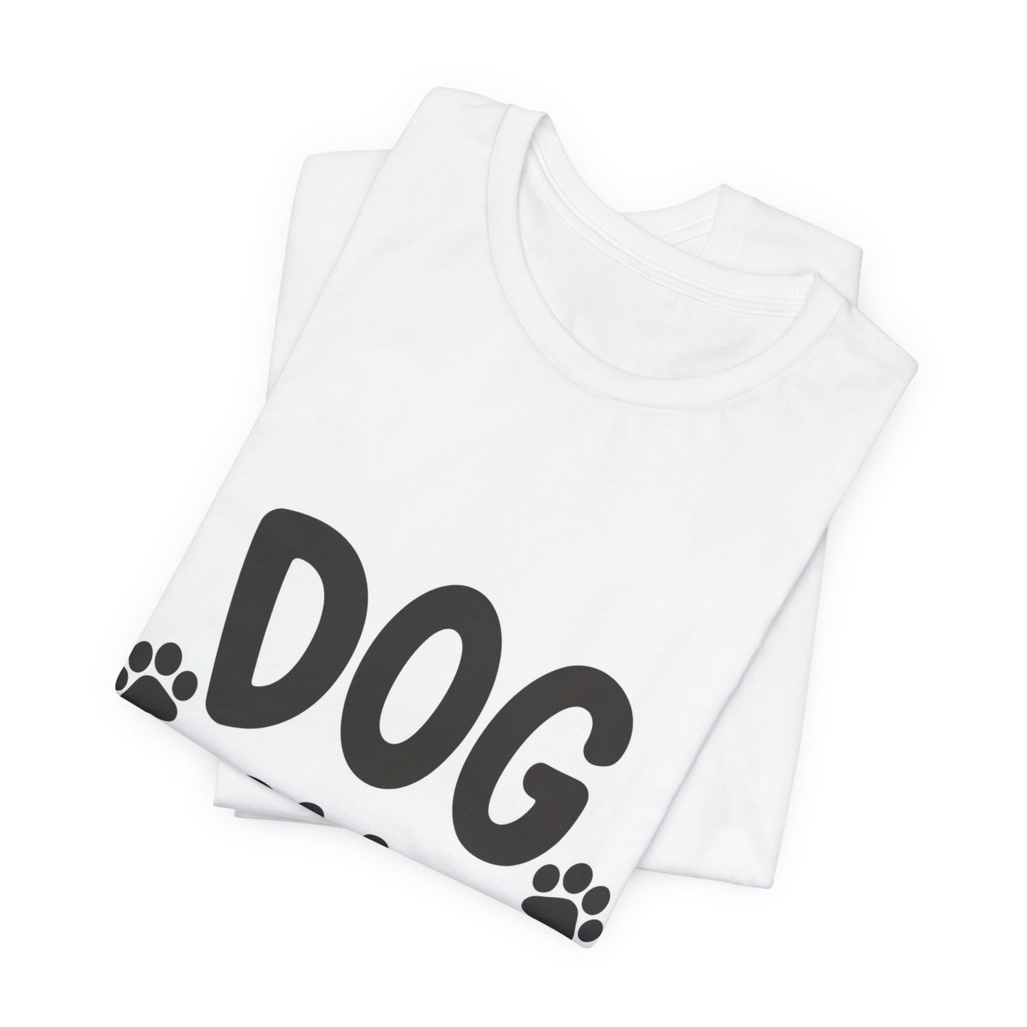 Dog Lover T-Shirt — Cute Paw Print Graphic Tee for Dog Owners