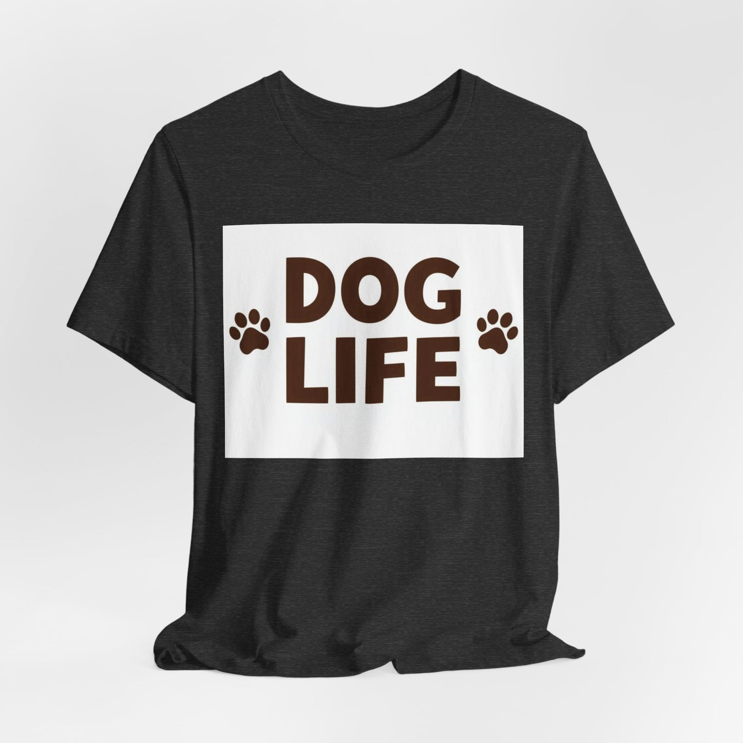 Dog Life T‑Shirt – Paw Print Dog Lover Tee