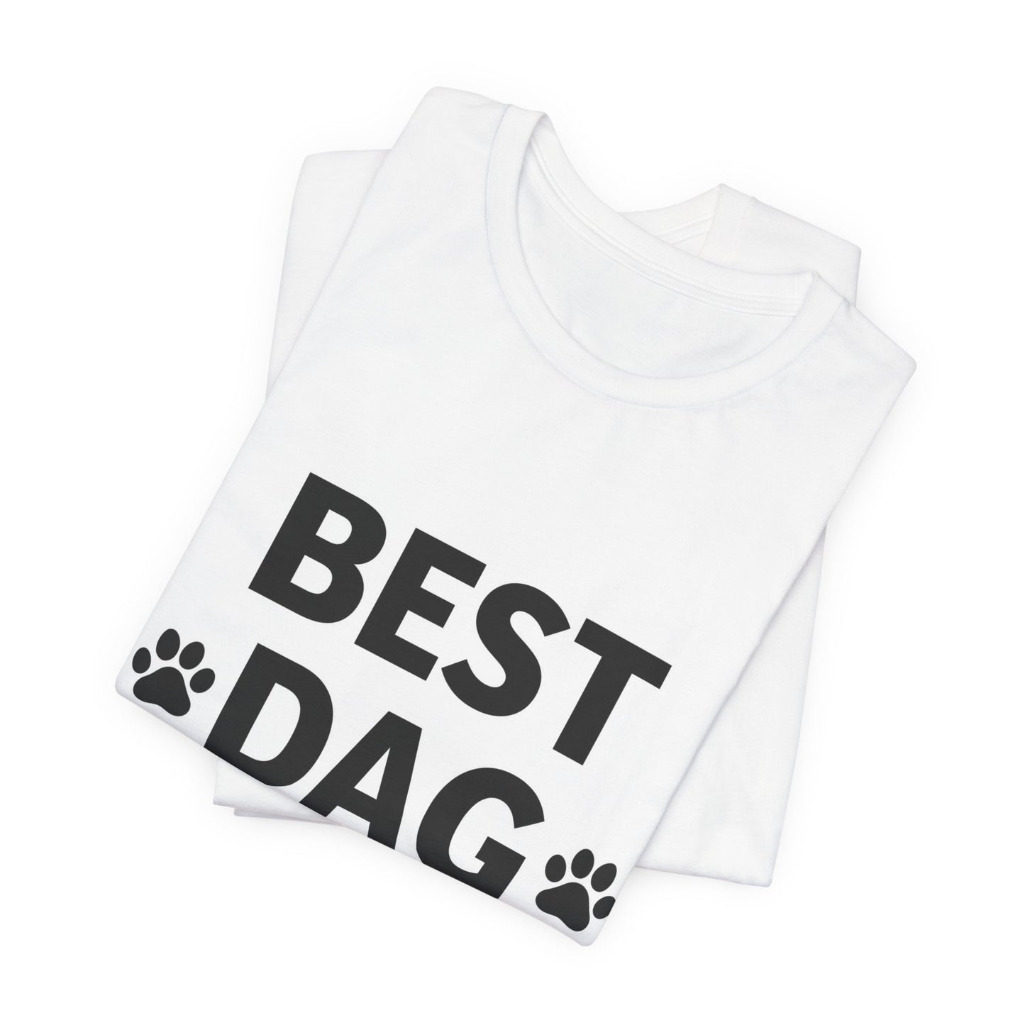 Best Dog Ever T-Shirt — Paw Print Pet Lover Tee