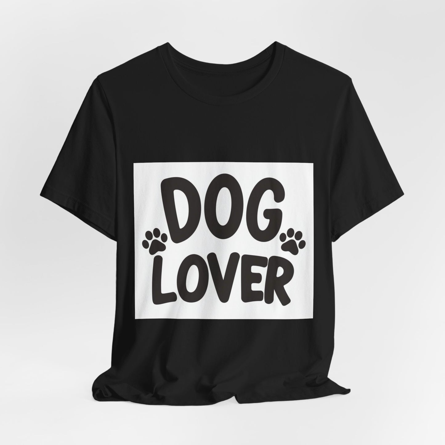 Dog Lover T-Shirt — Cute Paw Print Graphic Tee for Dog Owners