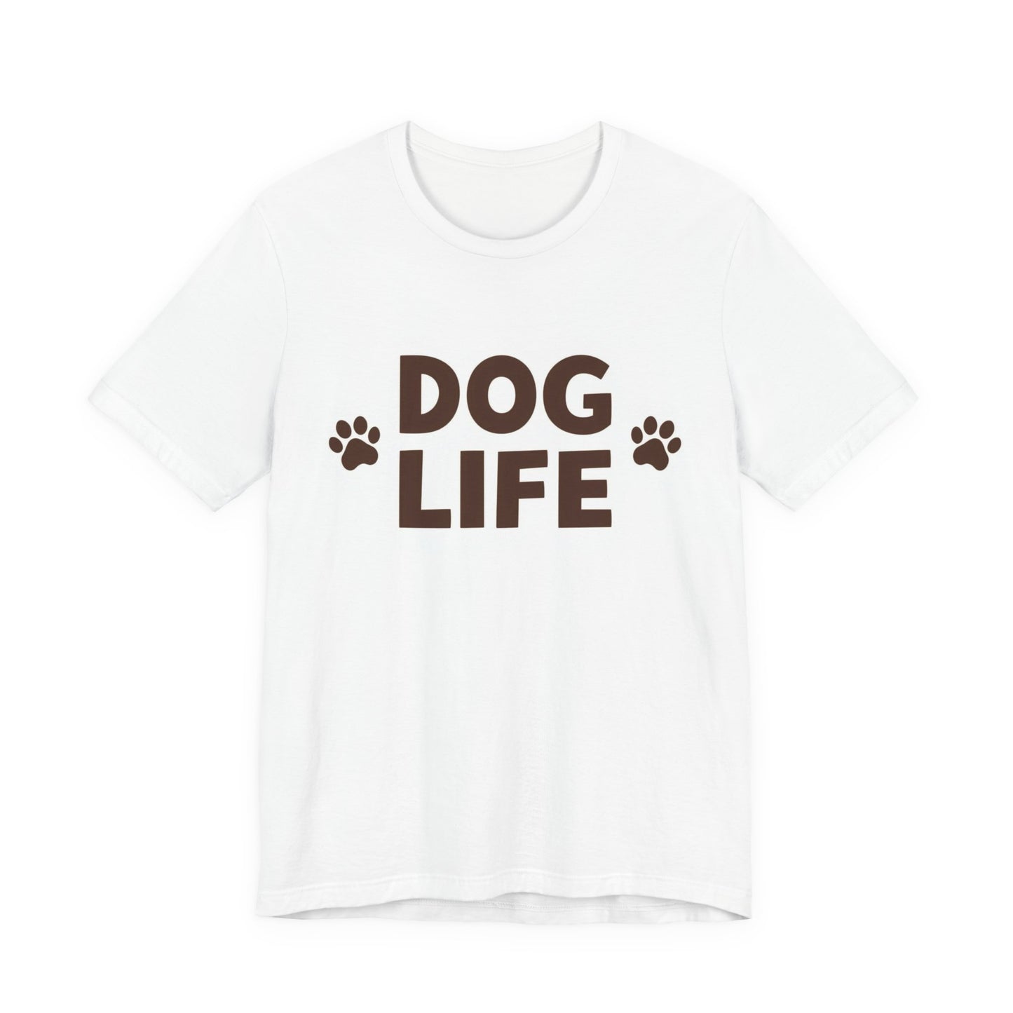 Dog Life T‑Shirt – Paw Print Dog Lover Tee