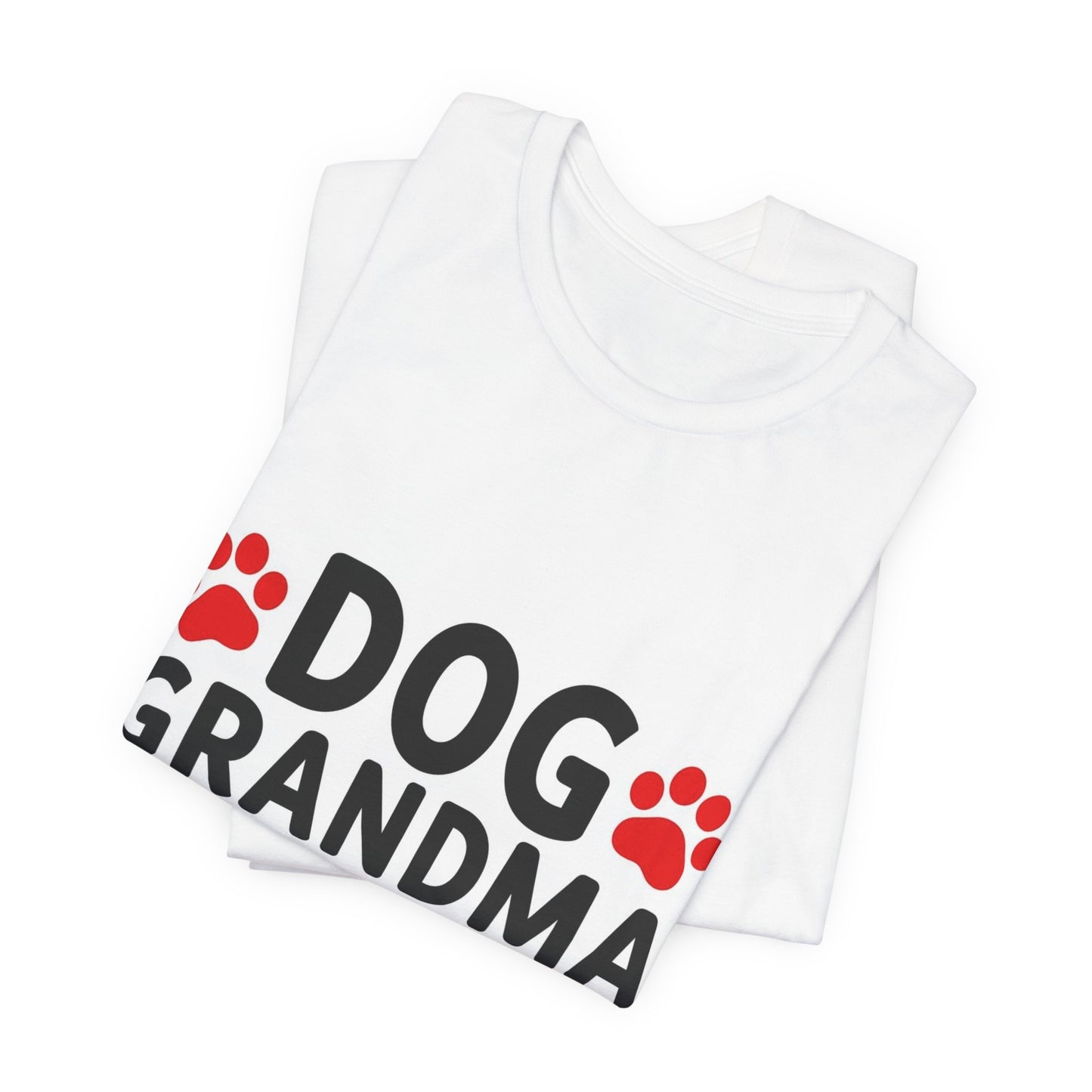 Dog Grandma T-Shirt – Cute Paw Print Tee for Dog Lovers