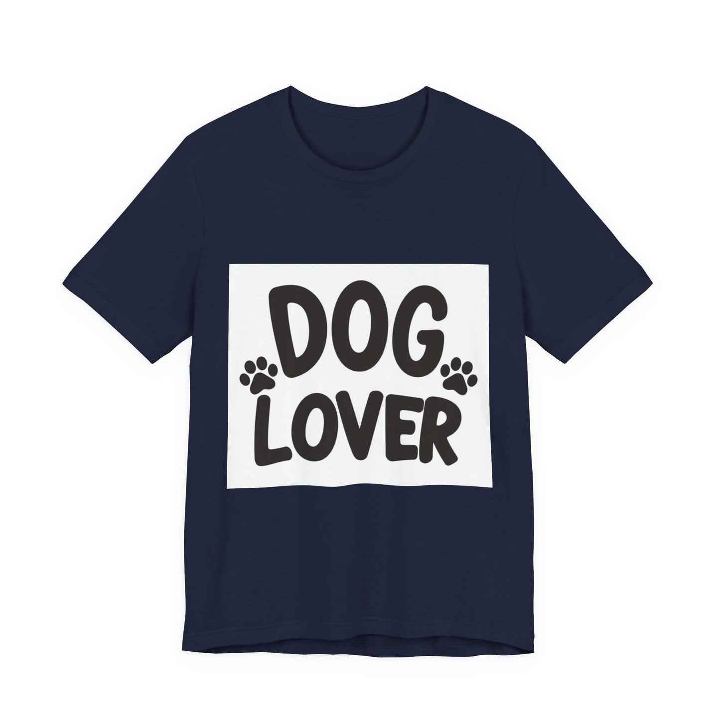 Dog Lover T-Shirt — Cute Paw Print Graphic Tee for Dog Owners