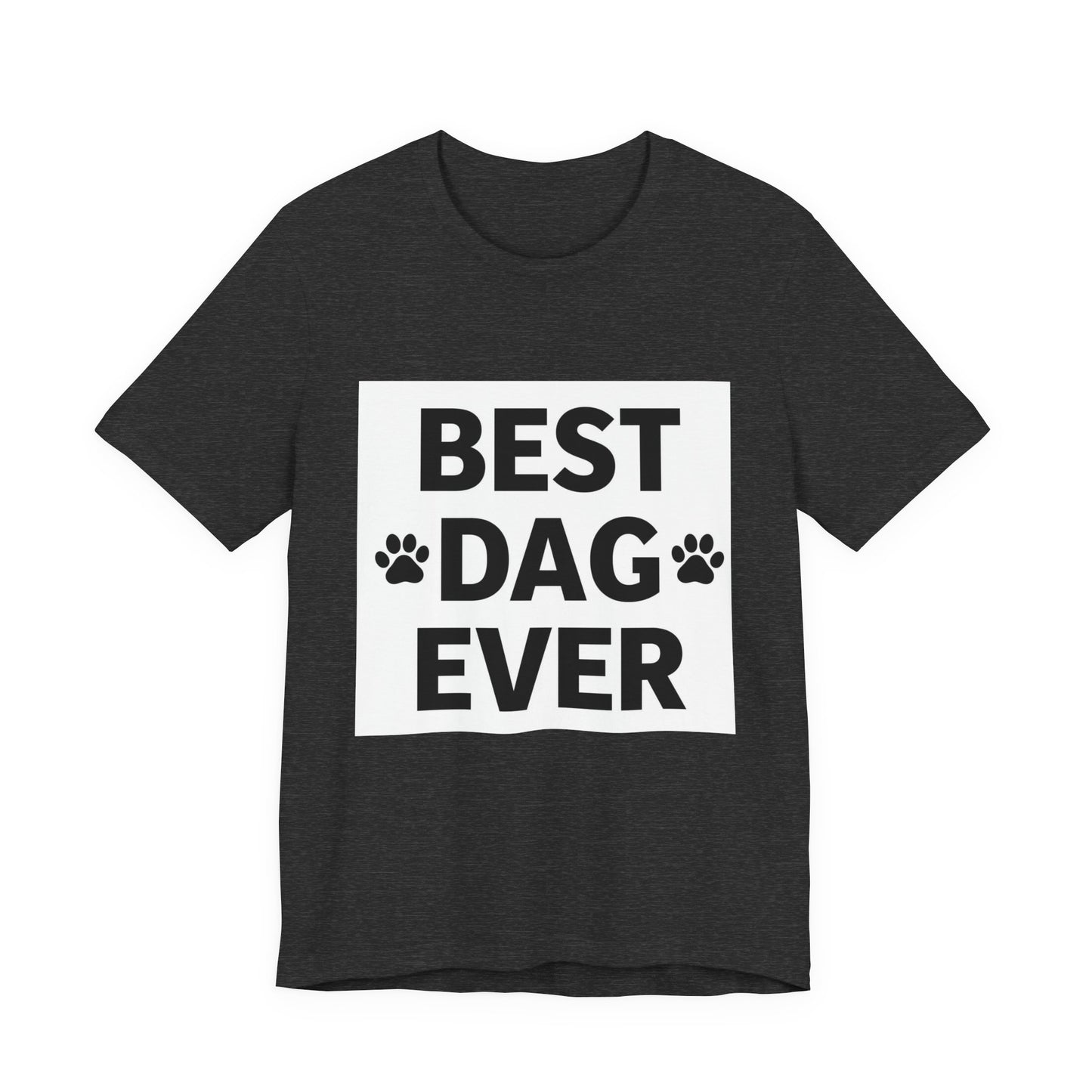 Best Dog Ever T-Shirt — Paw Print Pet Lover Tee