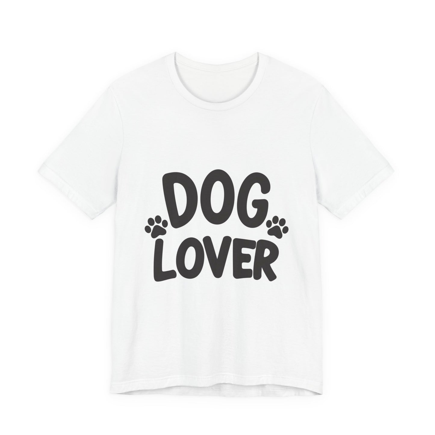 Dog Lover T-Shirt — Cute Paw Print Graphic Tee for Dog Owners
