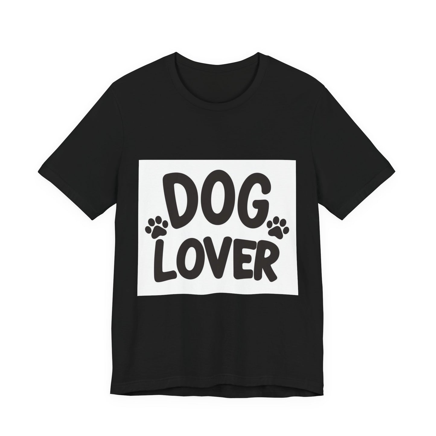 Dog Lover T-Shirt — Cute Paw Print Graphic Tee for Dog Owners